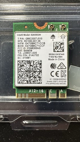 Scheda wifi intel 8265ngw - scheda,