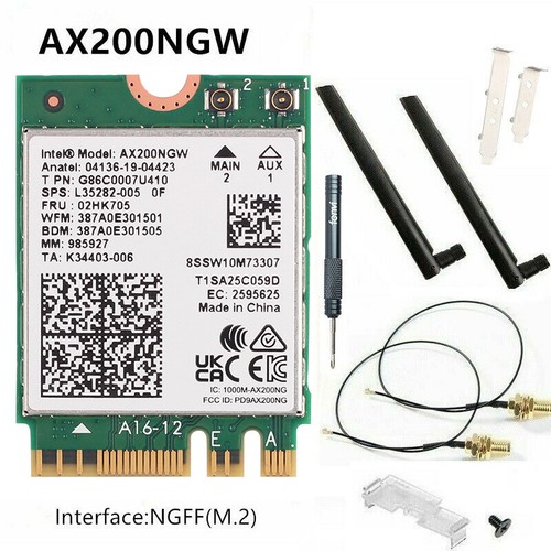 Intel wifi ax200ngw 2 - ax200ngw,