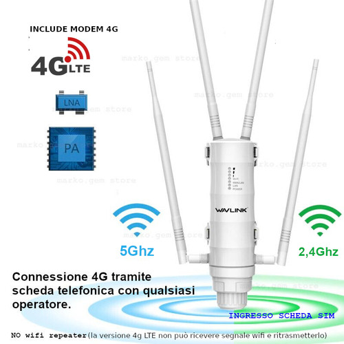 Modem router lte per - router, 4g
