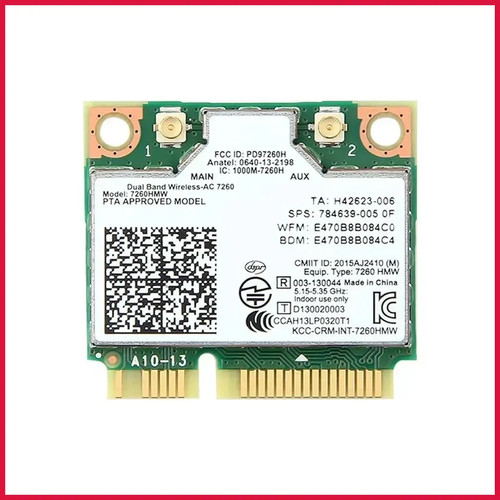 Scheda intel 7260hmw dual - 7260hmw, dual-band